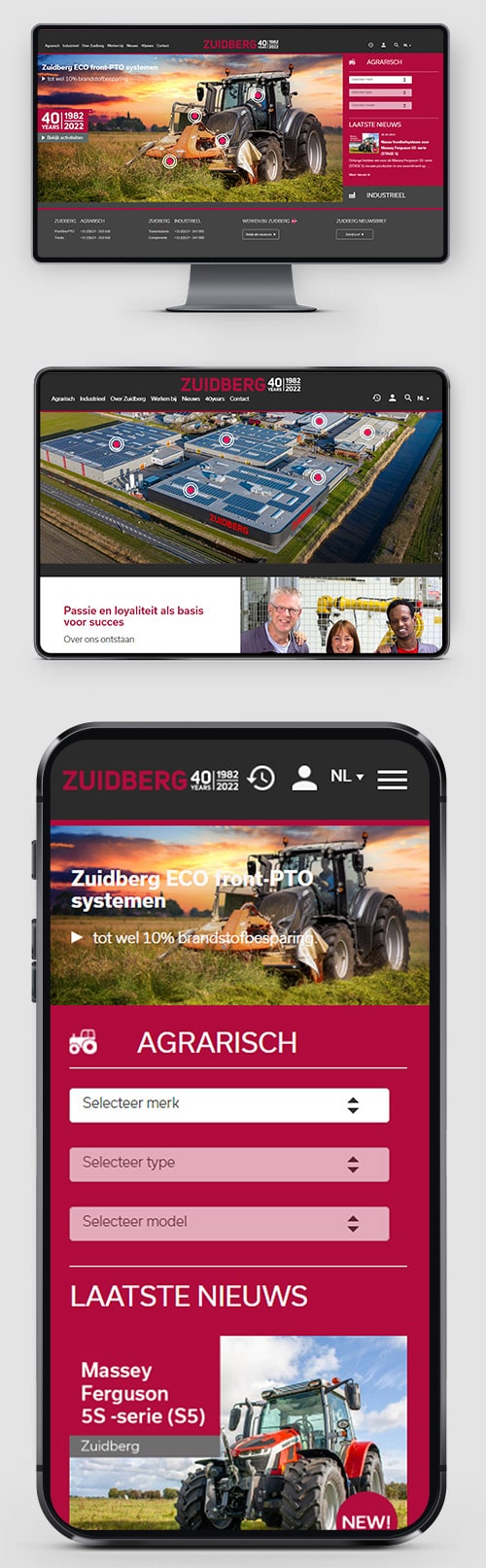 Zuidberg website